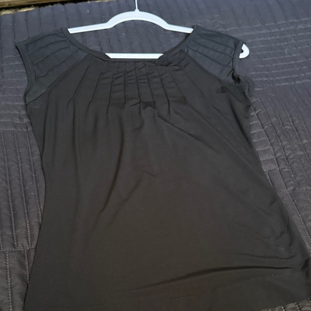The Limited Black Pleated Women's Blouse